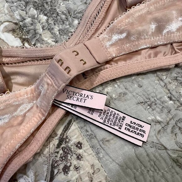 Victoria's Secret Barbie Crushed Velvet Lace Bra - Picture 8 of 16